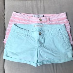 Abercrombie Size 0 Shorts- set of 2